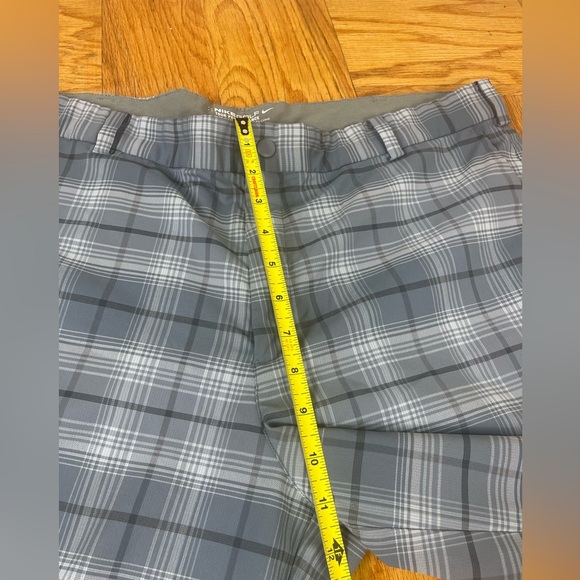 Nike Blue Plaid Men's Shorts - Picture 4 of 7